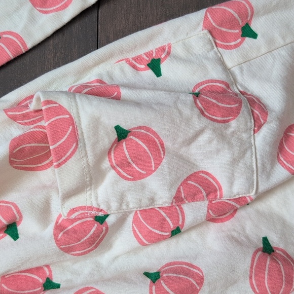 Hanna Andersson 3T Pumpkin Long Sleeve Playground Dress with Pockets - Picture 5 of 7